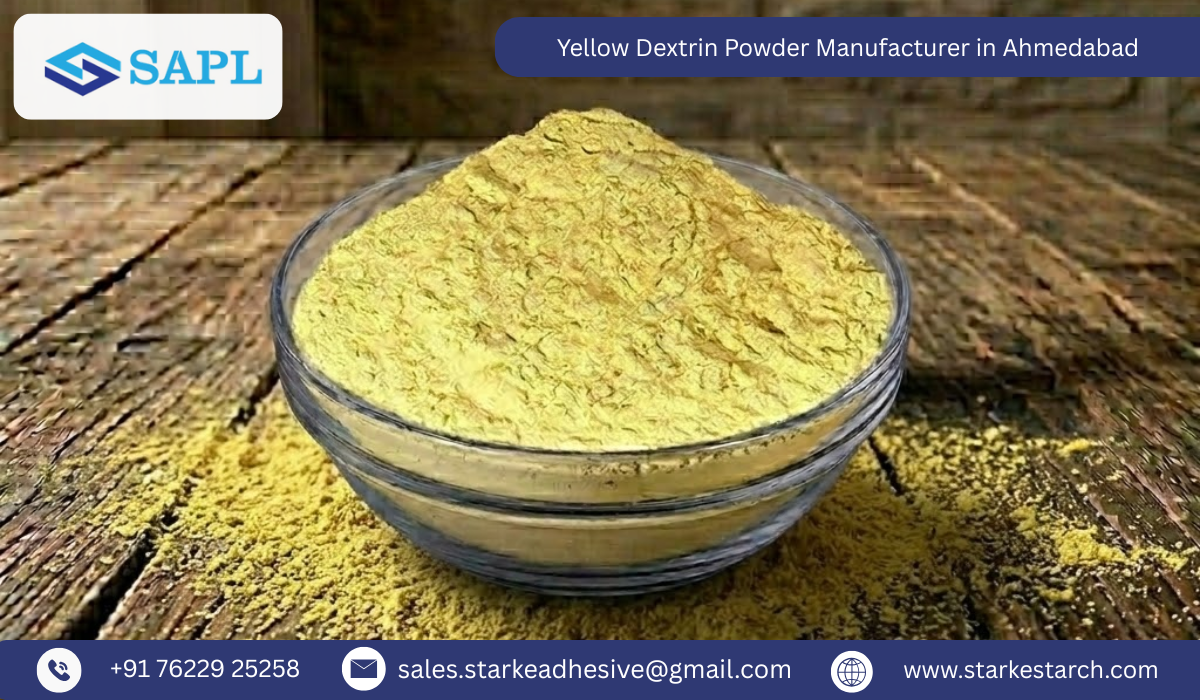 Yellow Dextrin Powder Manufacturer in Ahmedabad